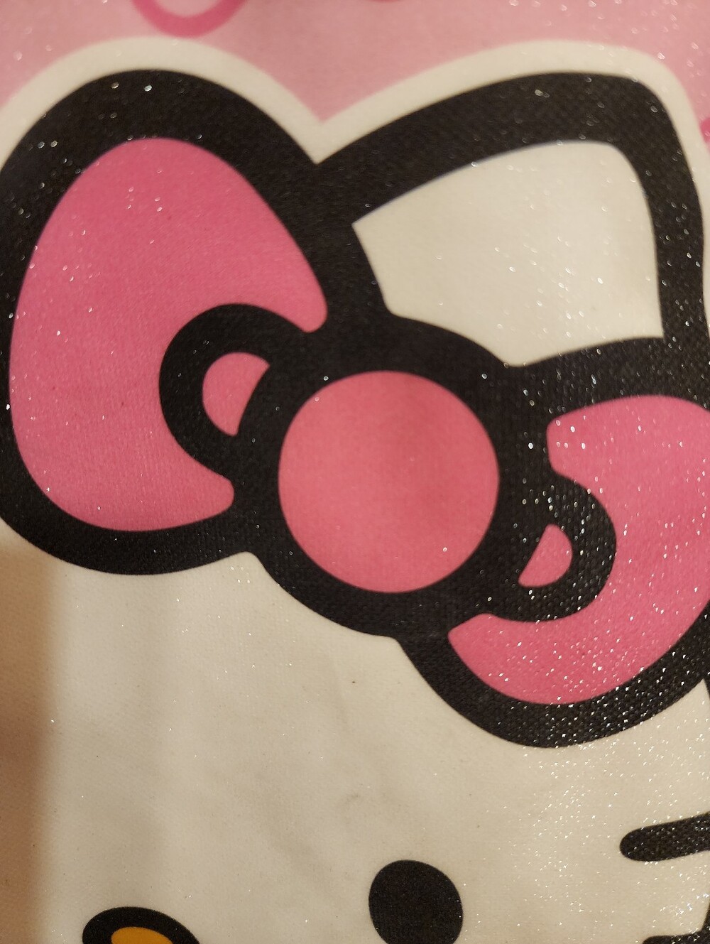 Hello Kitty Pink Glitter Logo Kids' 3 Backpack School Bundle - Cheetah & Floral - Picture 3 of 16